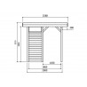 PAVILLON EN BOIS AUTOCLAVE