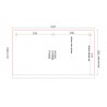 ABRI CAMPING CAR ADOSSÉ BOIS TOIT PLAT : 4 x 8 M