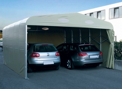 GARAGE PVC PLIANT "DOUBLE" ::::: 6x6,3 M 