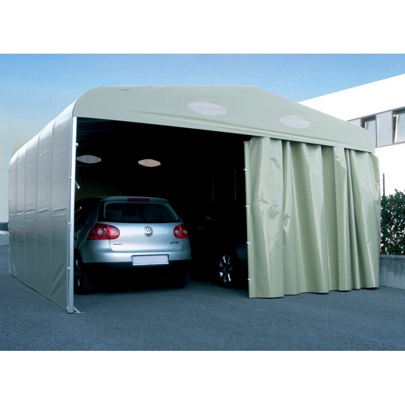 GARAGE PVC PLIANT DOUBLE : un abri repliable pour 2 voitures - PORT 0€ !