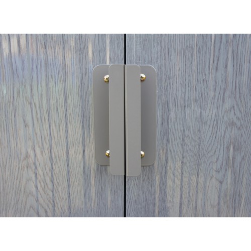 ABRI METAL ASPECT BOIS VIEILLI 6m²