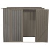 ABRI METAL GRIS ASPECT BOIS VIEILLI