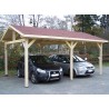 CARPORT DOUBLE EN BOIS