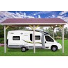 ABRI CAMPING CAR BOIS TRAITÉ 4.00 X 6.30 M