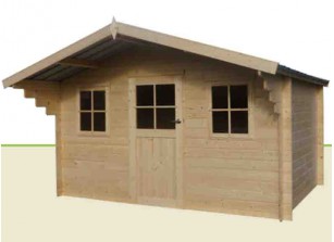 CHALET DE JARDIN BOIS MASSIF 28MM