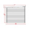 Abri de jardin avec auvent madrier 28mm