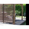 PERGOLA BOIS THERMO TRAITÉ AVEC VENTELLES