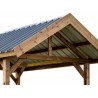 CARPORT BOIS THERMO TRAITÉ PIEDS MOISÉS