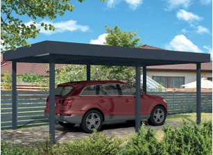 CARPORT ALU TOIT PLAT EN EPDM