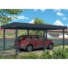 CARPORT ALU TOIT PLAT EN EPDM