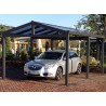 CARPORT ALU 2 PANS EN POLYCARBONATE