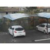 CARPORT DOUBLE METAL GAINÉ : 5 x 5 m