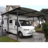 ABRI CAMPING CAR METALLIQUE ET TOIT BAC ACIER 4.48 x 7.05 M