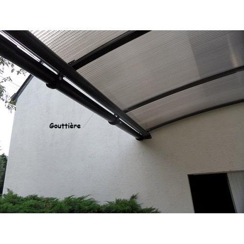 OPTION GOUTTIERE PVC POUR CARPORT 