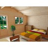 Chalet jardin bois brut 44mm - 17.30 m2