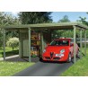 CARPORT + ATELIER - BOIS AUTOCLAVE