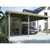 CARPORT + ATELIER - BOIS AUTOCLAVE