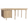 CARPORT + ATELIER - BOIS AUTOCLAVE