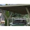 CARPORT TOIT PLAT PVC - BOIS AUTOCLAVE