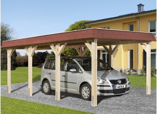 CARPORT TOIT PLAT - BOIS AUTOCLAVE