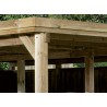 CARPORT DOUBLE BOIS TRAITÉ + PAROIS