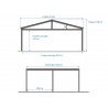 CARPORT DOUBLE ALU / POLYCARBONATE