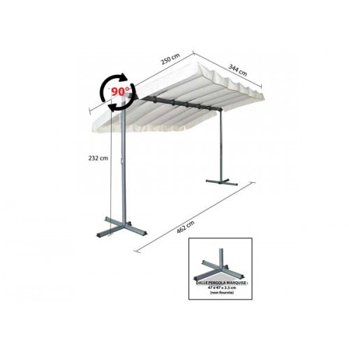 PERGOLA MARQUISE GRIS