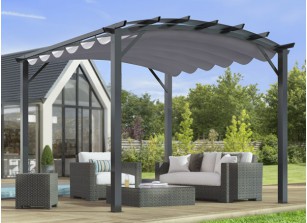 PERGOLA CINTREE+ TOILE DEPERLANTE