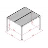 PERGOLA BIOCLIMATIQUE ALUMINIUM