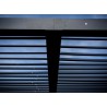 PERGOLA ALUMINIUM A LAMES ORIENTABLES ET PANNEAUX BRISE VUE