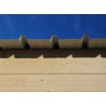 CHALET DE JARDIN EN BOIS MADRIER 28 MM