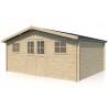 CHALET DE JARDIN EN BOIS MADRIER 28 MM