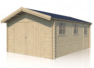 GARAGE BOIS 44 mm 4.05 X 6.01 M