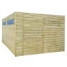 Garage toit plat en EPDM - panneaux bois 28 mm