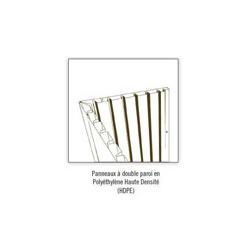COFFRE PVC IMITATION BOIS 439 L