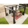 Pergola toit rétractable en aluminium