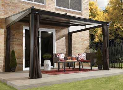 Pergola toit rétractable en aluminium