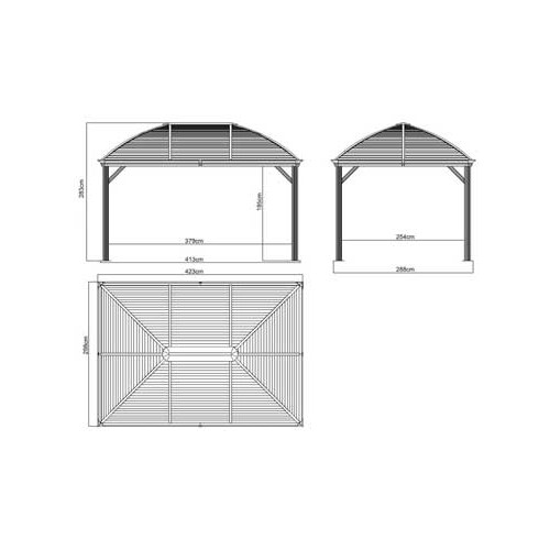 PAVILLON RIGIDE 12 M2