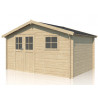 CHALET DE JARDIN EN BOIS MADRIER 28 MM