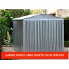 Garage metal france abris brut 2,54 x 5,14 m