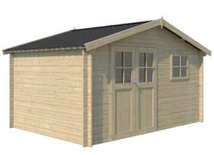 CHALET DE JARDIN EN BOIS MADRIER 28 MM