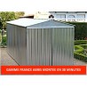 Garage metal france abris brut 2,54 x 6,00 m