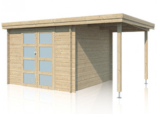 Abri de jardin en bois 28 mm
