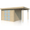 Abri de jardin en bois 28 mm