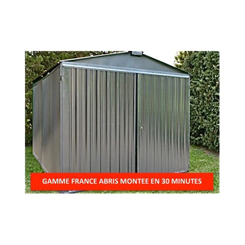 Abri jardin metal france abris brut  2,54 x 4,30 m