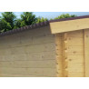 ABRI JARDIN BOIS MADRIER 28 mm 4,16 x 5,14 M