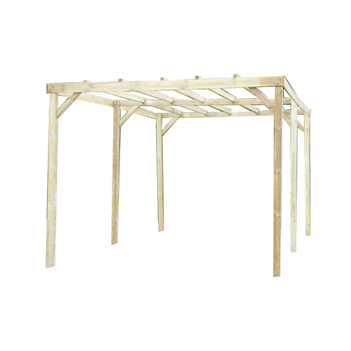 abri terrasse bois traité autoclave