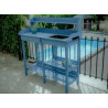 Ensemble de jardin bois peint