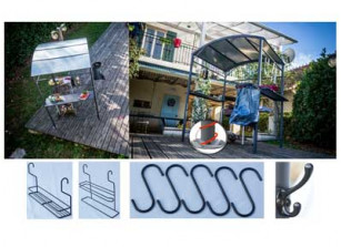 CARPORT BARBECUE ACIER