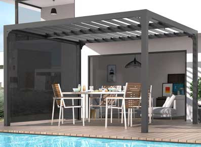 PERGOLA BIOCLIMATIQUE ALUMINIUM